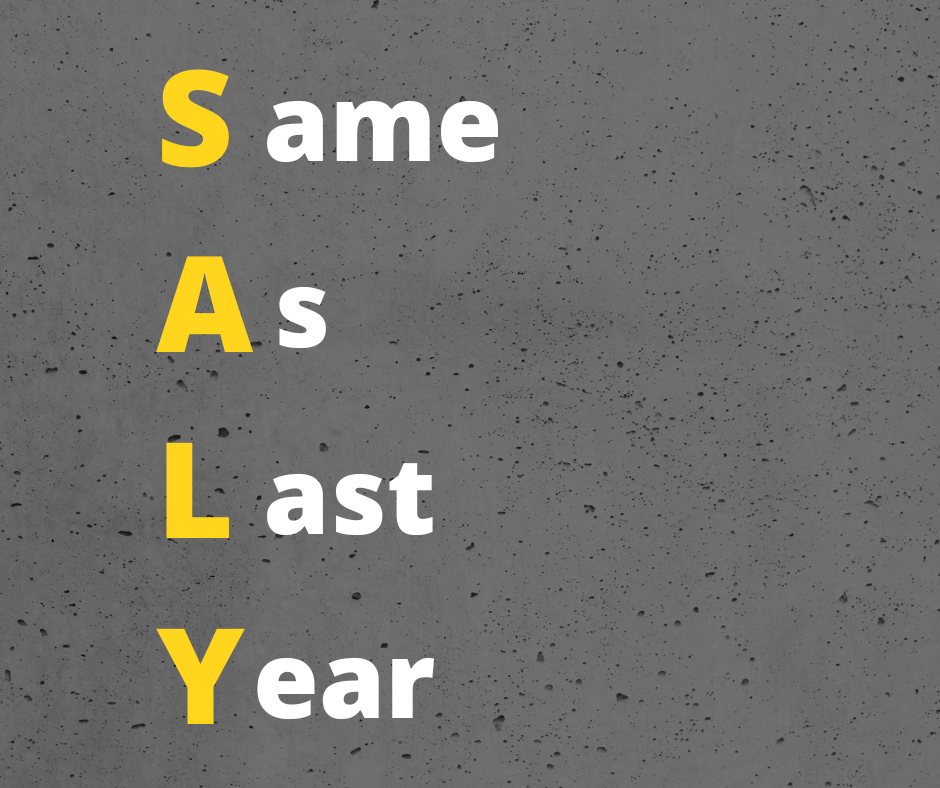 Why S.A.L.Y. (Same As Last Year) Isn’t Always Helpful